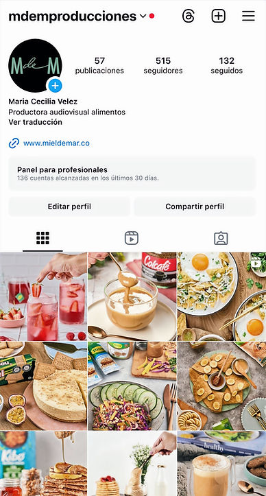 Desarrollo de recetas