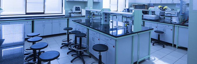 Modern laboratory. Interior of modern re