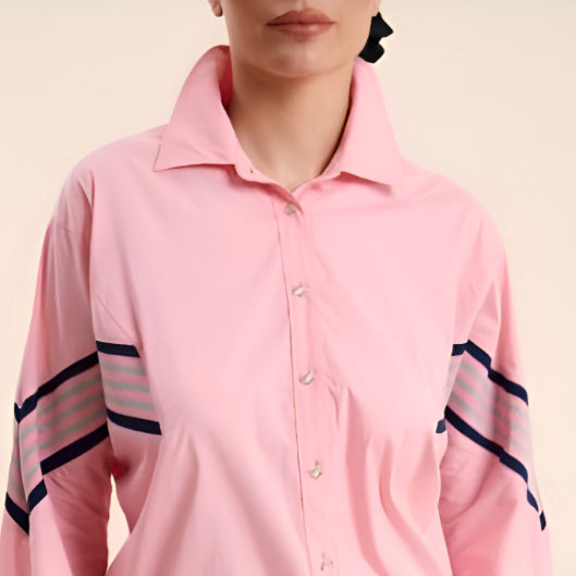 The Pink Button-Up