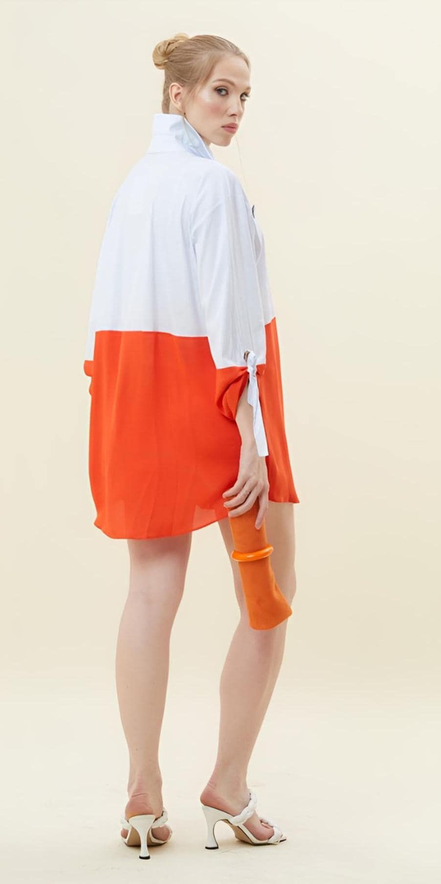 Thumbnail: Color Block Shirt Dress