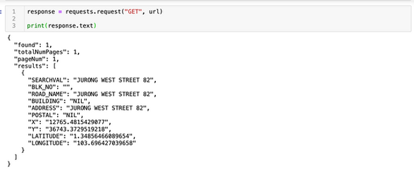 OneMap API