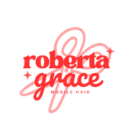 pink hairdressers logo roberta grace