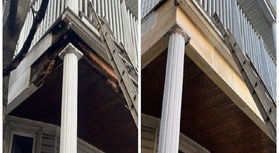 Custom carpentry installation for interior renovation in New York City