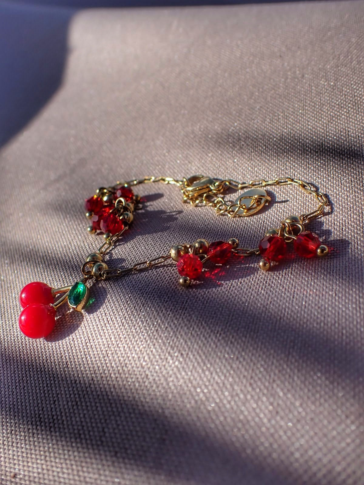 Bracelet Cherry - Éclat doré