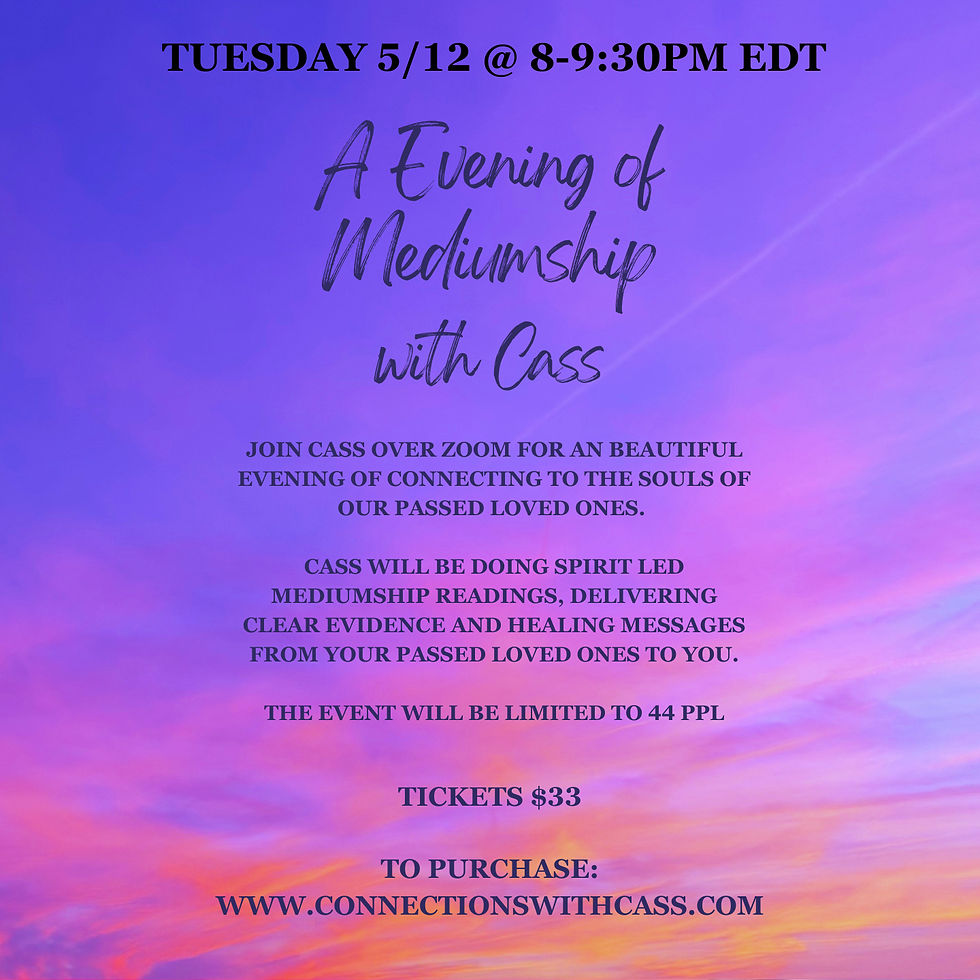 Zoom Mediumship Event