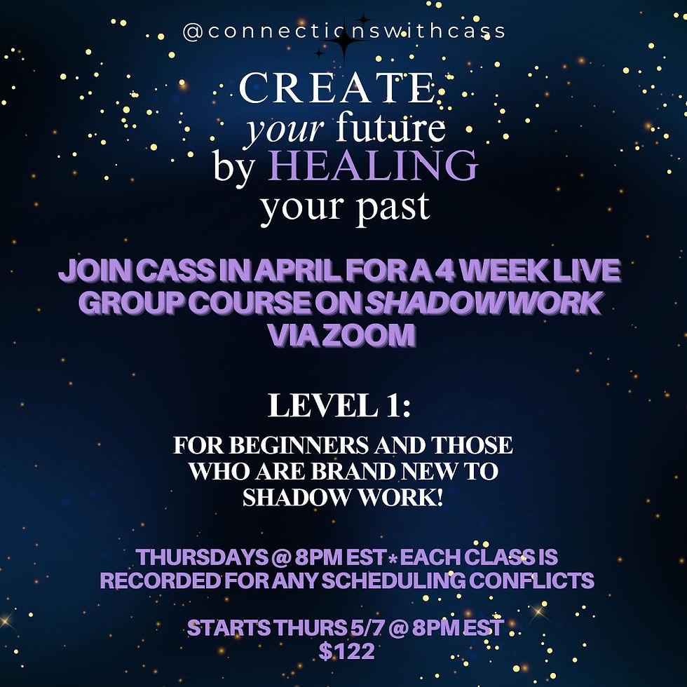 Level 1: Beginners Shadow Work Class