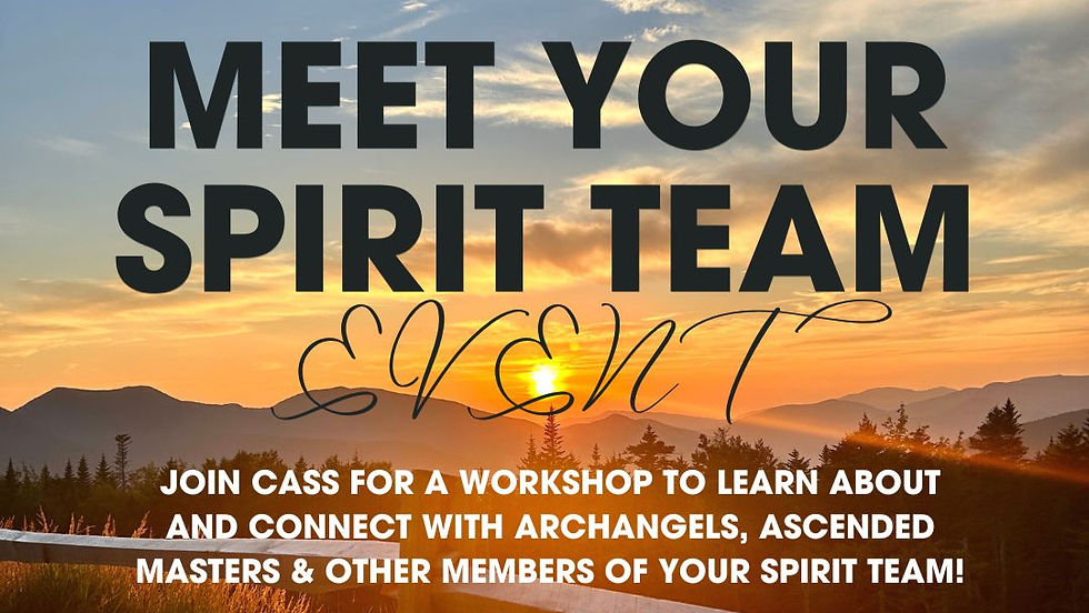 Meet Your Spirit Team Workshop