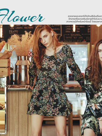 Amalia looks great in the new lookbook for Mysty Mynx BKK!