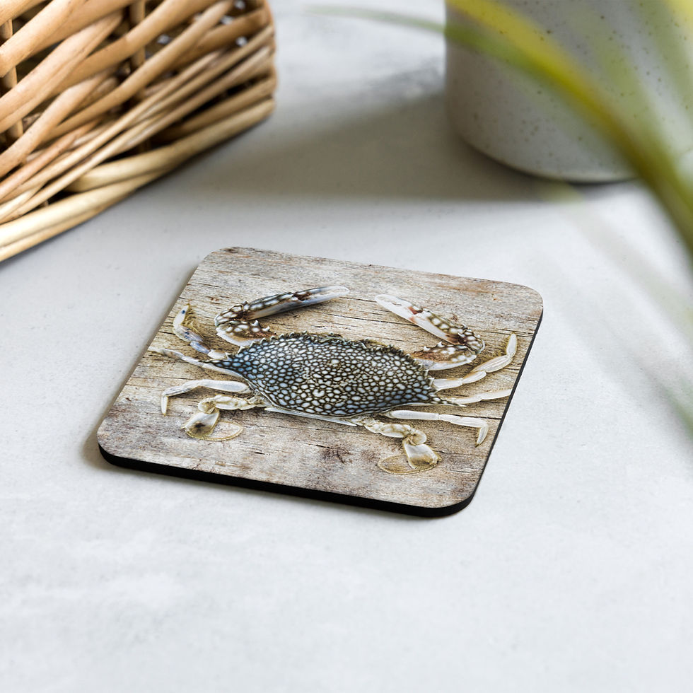 Cork-back coaster Spotted Crab
