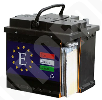 12 Volt Battery Cutaway Educational Trainer #AE410040S