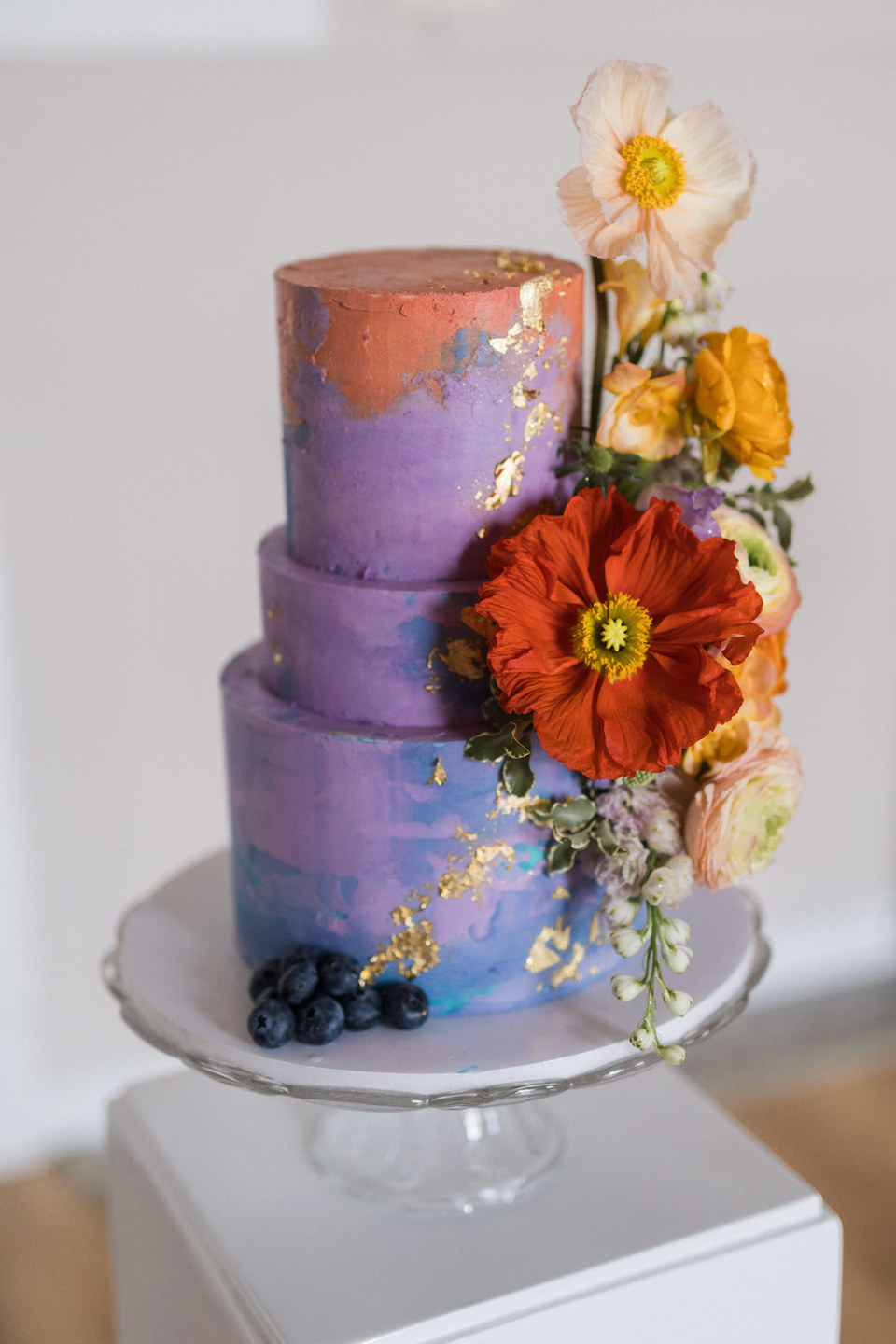 Detailaufnahme der Tischdekoration bei einer Hochzeit in der Kneisterei