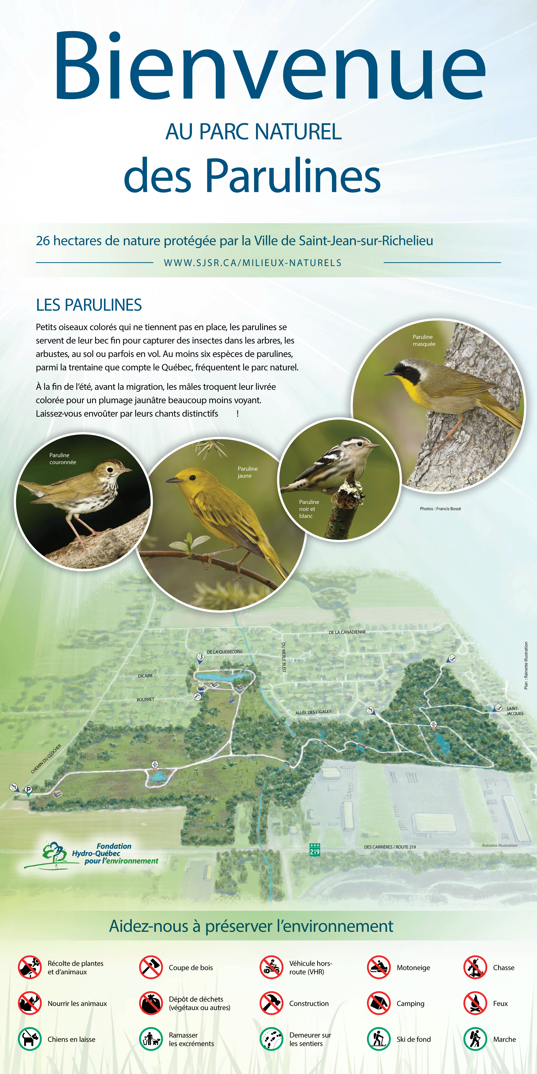 Illustration intégrée au panneau