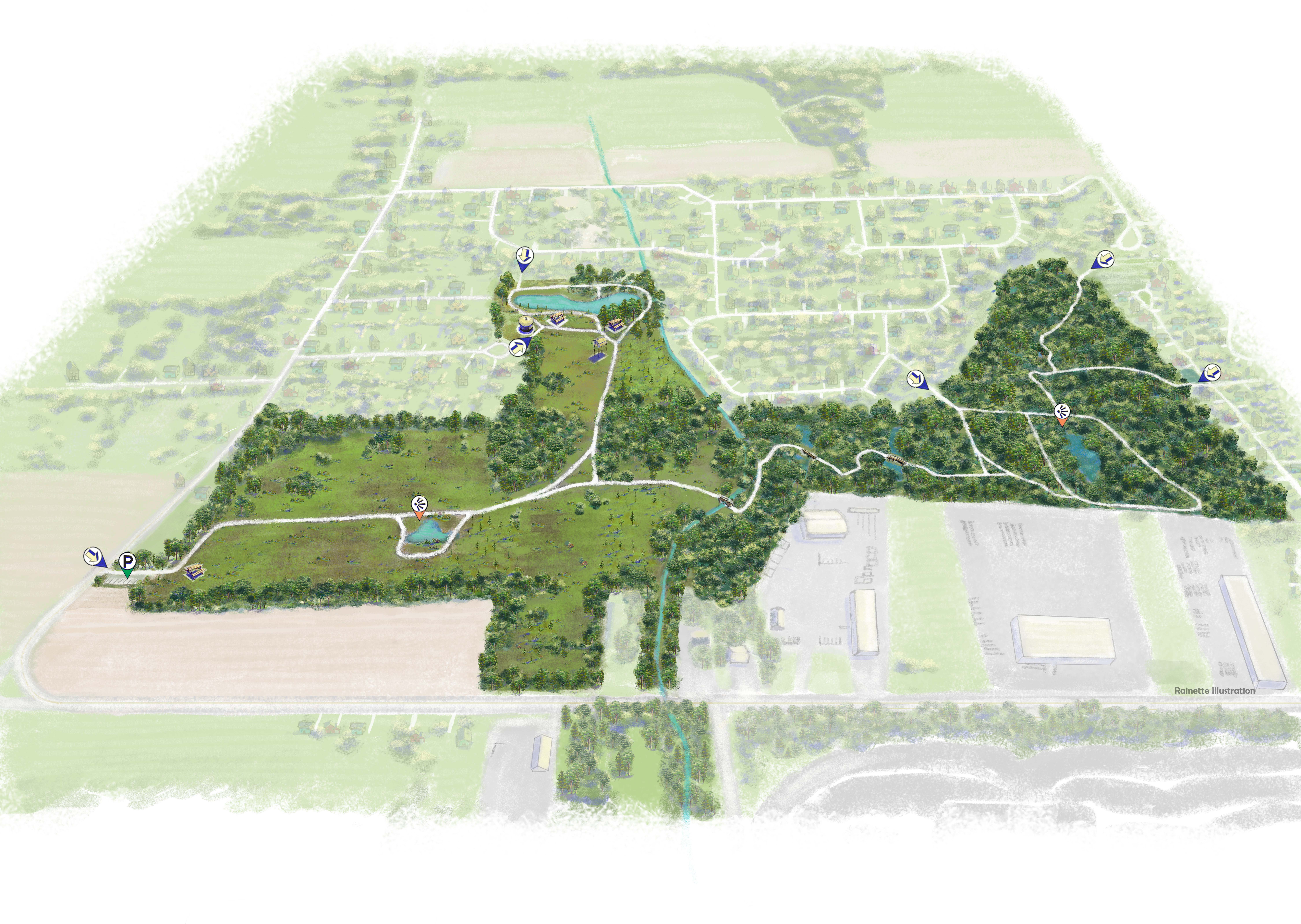 Carte nouveau parc