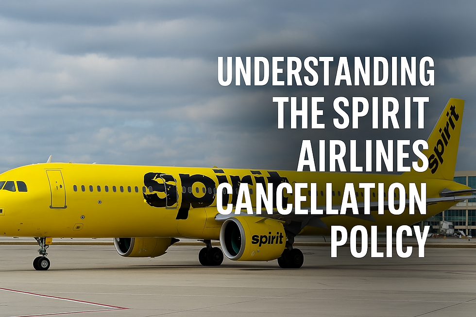 Understanding the Spirit Airlines Cancellation Policy