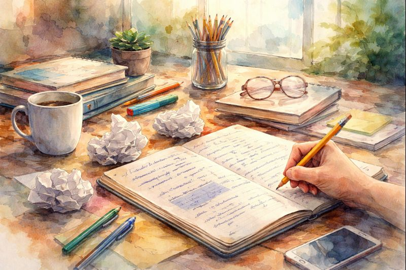 Cuando no conviene corregir. El borrador como etapa necesaria de la escritura profesional