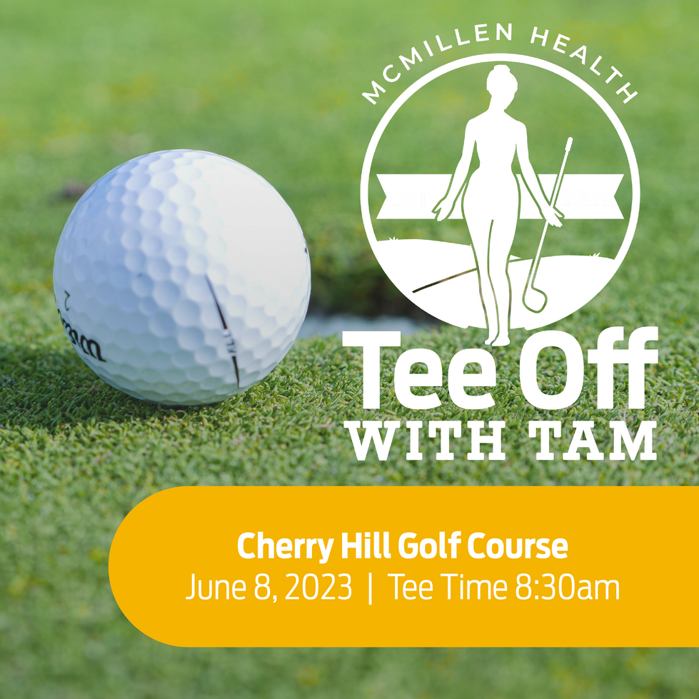 Tee off with Tam Social Media Graphic
