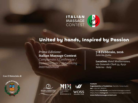 Logo del Comune di Salerno e dell'Italian Massage Contest