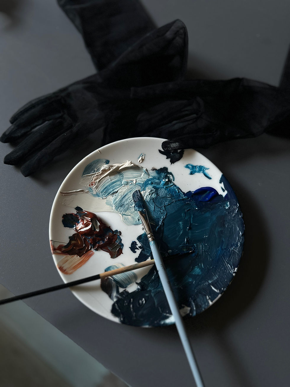 Küçük resim: El Boyaması Kaşe Şapka