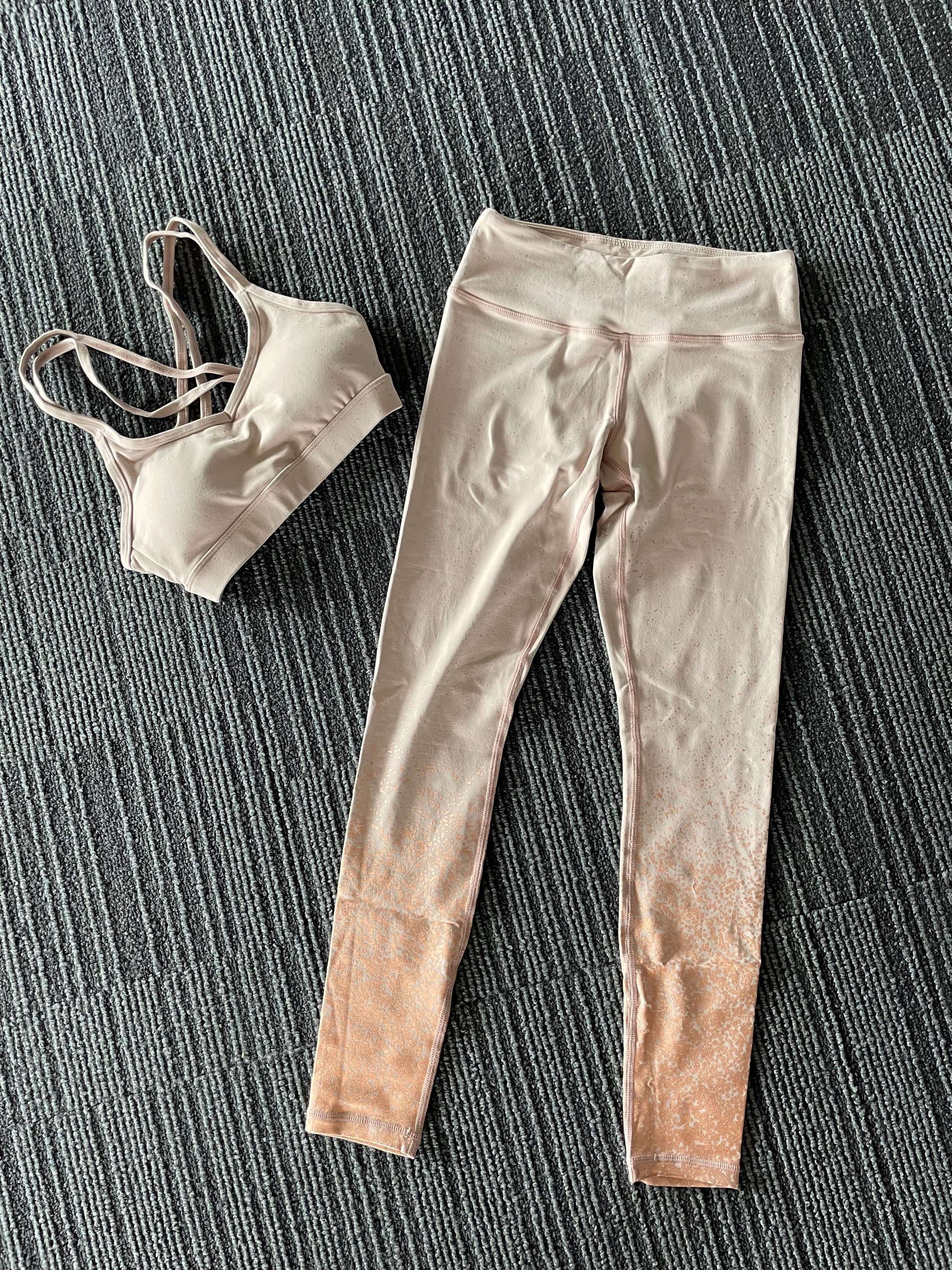 Pink Ombré Yoga Leggings