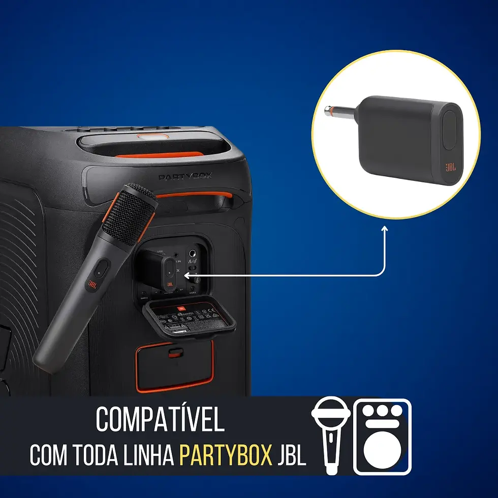 Miniatura: MICROFONE SEM FIO DUPLO JBL PARTYBOX