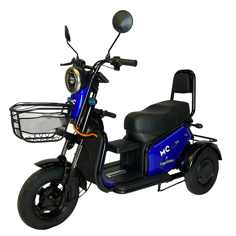 TRICICLO ELÉTRICO 600W JOY TRI AZUL BIVOLT