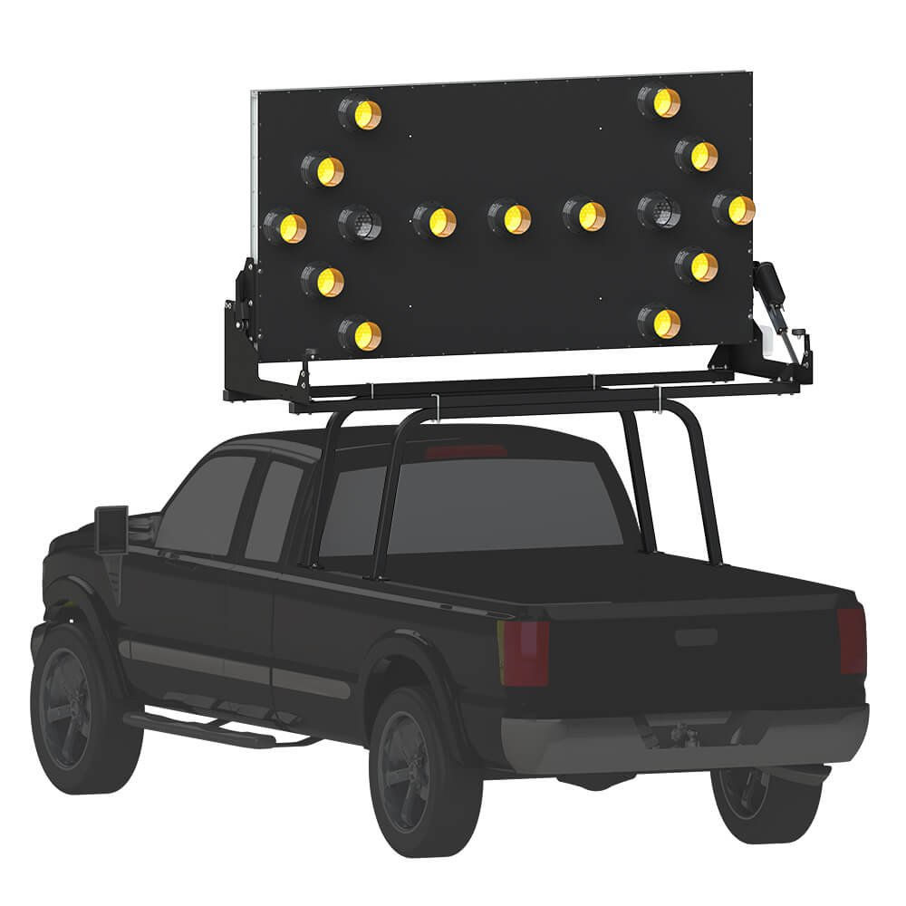 Vehicle-Mounted Wireless Arrow Board (15 LED)
