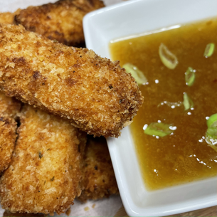 "Honey" Garlic Crispy Tofu