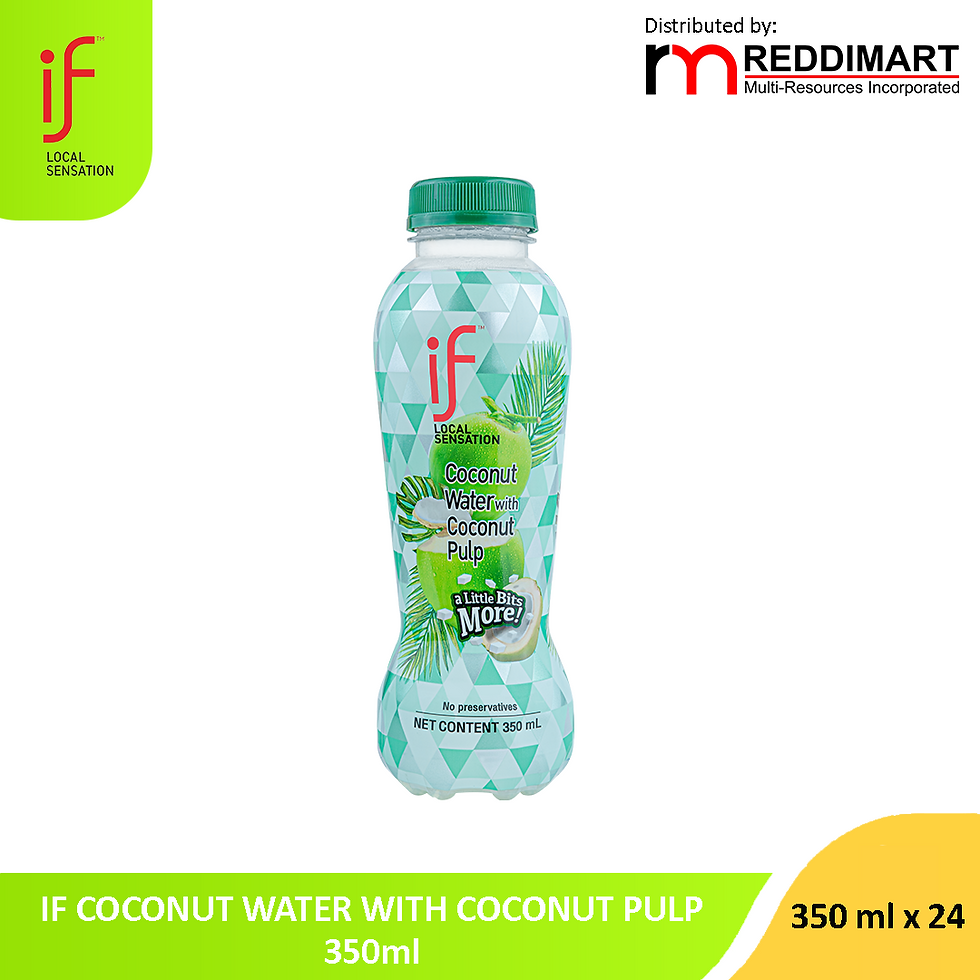 If 100% Natural Coconut Water with Coconut Pulp