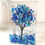 Thumbnail: Mini Blue Tree Tealight Holder