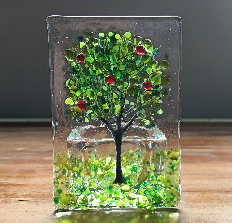 Thumbnail: Mini Apple Tree Tealight Holder