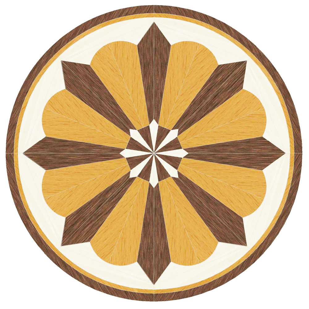 HARDWOOD FLOOR MEDALLION