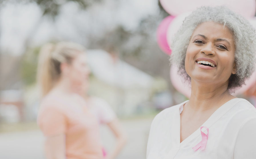 Mujer paciente de cáncer