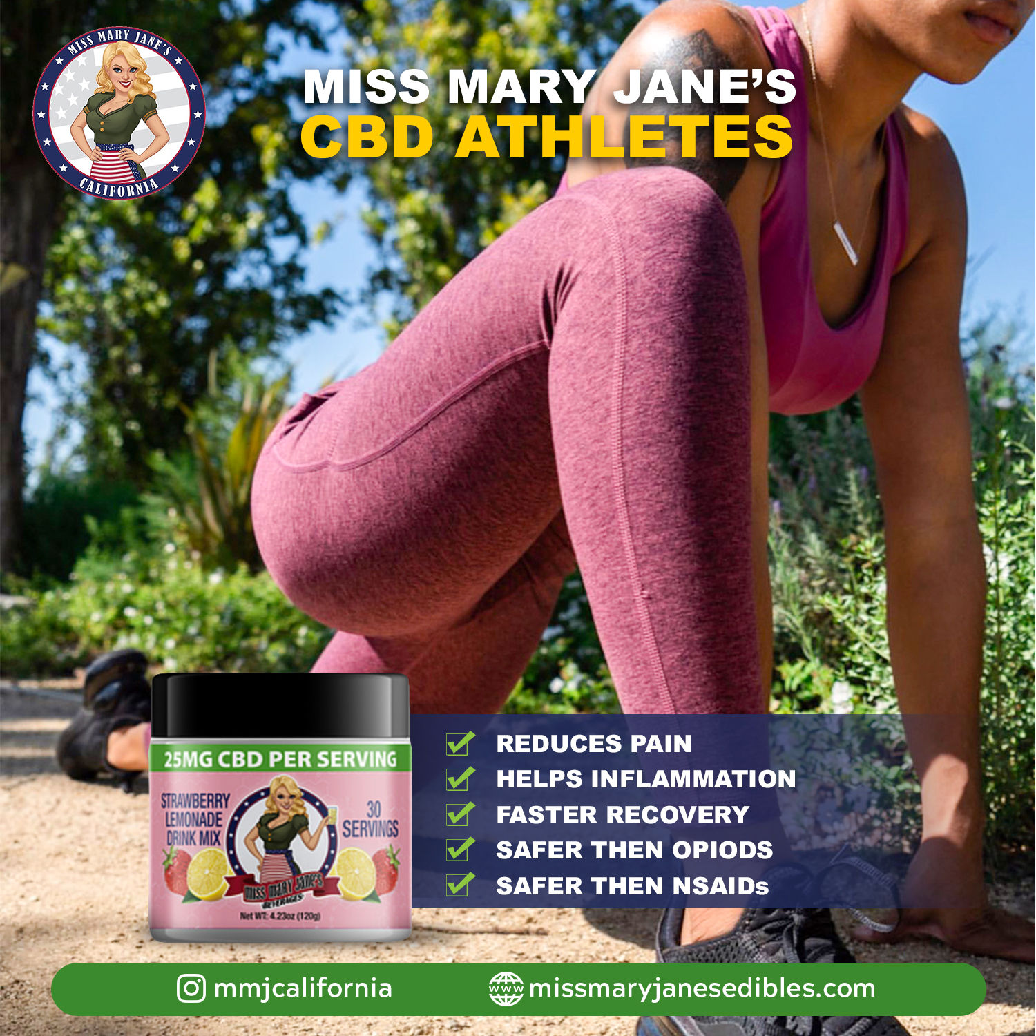 750mg CBD Drink Mix Jars - 30 Servings