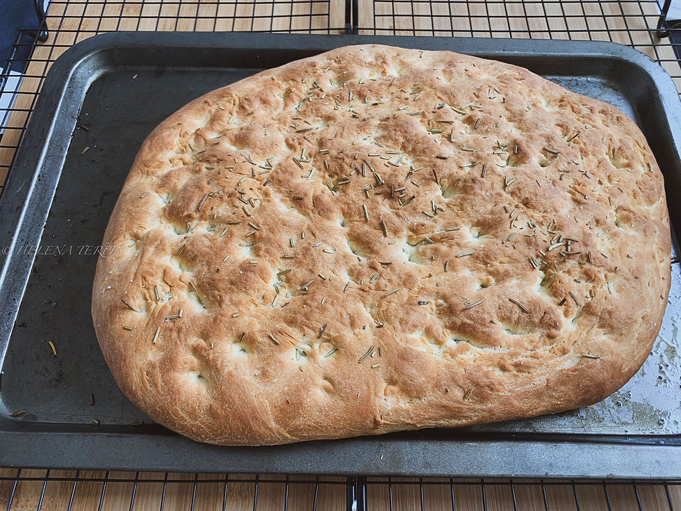 focaccia, rosemary, olive oil, homemade foof, bread, italian cuisine, italian food, helenine čarovnije, dough