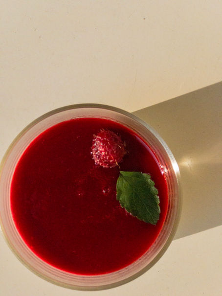 MALINOVA PANNA COTTA