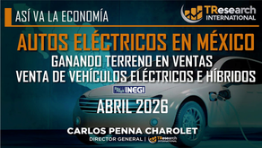 VENTA DE AUTOS HÍBRIDOS Y ELÉCTRICOS EN MÉXICO ABRIL 2026