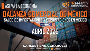BALANZA COMERCIAL MÉXICO ABRIL 2026