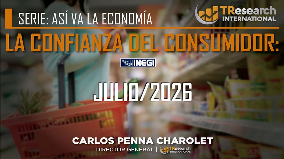 La confianza del consumidor sube 2.5% en julio