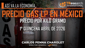 PRECIO DEL GAS LP EN MÉXICO