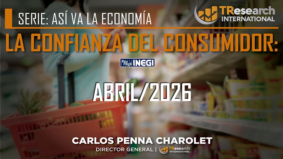 CONFIANZA DEL CONSUMIDOR MÉXICO 2026
