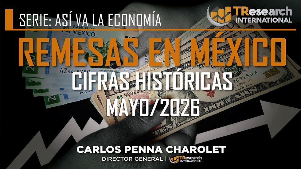 REMESAS EN MÉXICO MAYO 2026