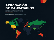 Aprobación de mandatarios. Leader approval ranking