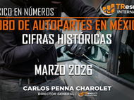 ROBO DE AUTOPARTES EN MÉXICO MARZO 2026