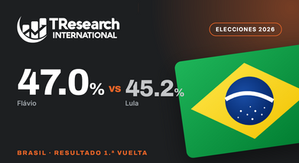 ELECCIONES 2026 EN BRASIL, PRIMERA VUELTA. FLÁVIO VS LULA