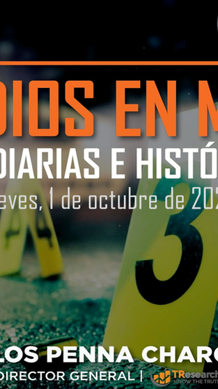 homicidios en México, cifras diarias e históricas, 01 de octubre 2026