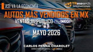 AUTOS MÁS VENDIDOS EN MÉXICO MAYO 2026
