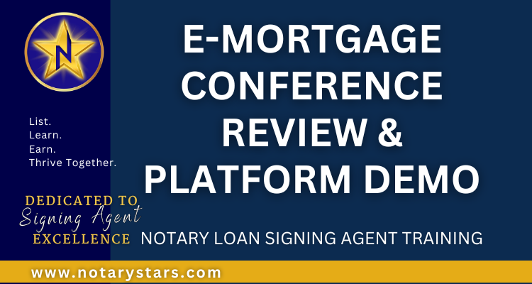 e-Mortgage Conference 2025 review and RON Platform Demo