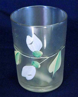 (Enameled) Crocus Variant#3 tumbler, white