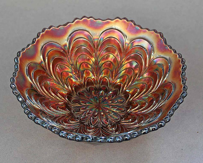 Peacock tail sauce, amethyst,