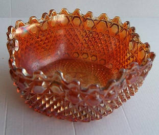 Chunky 6 sided bowl, marigold